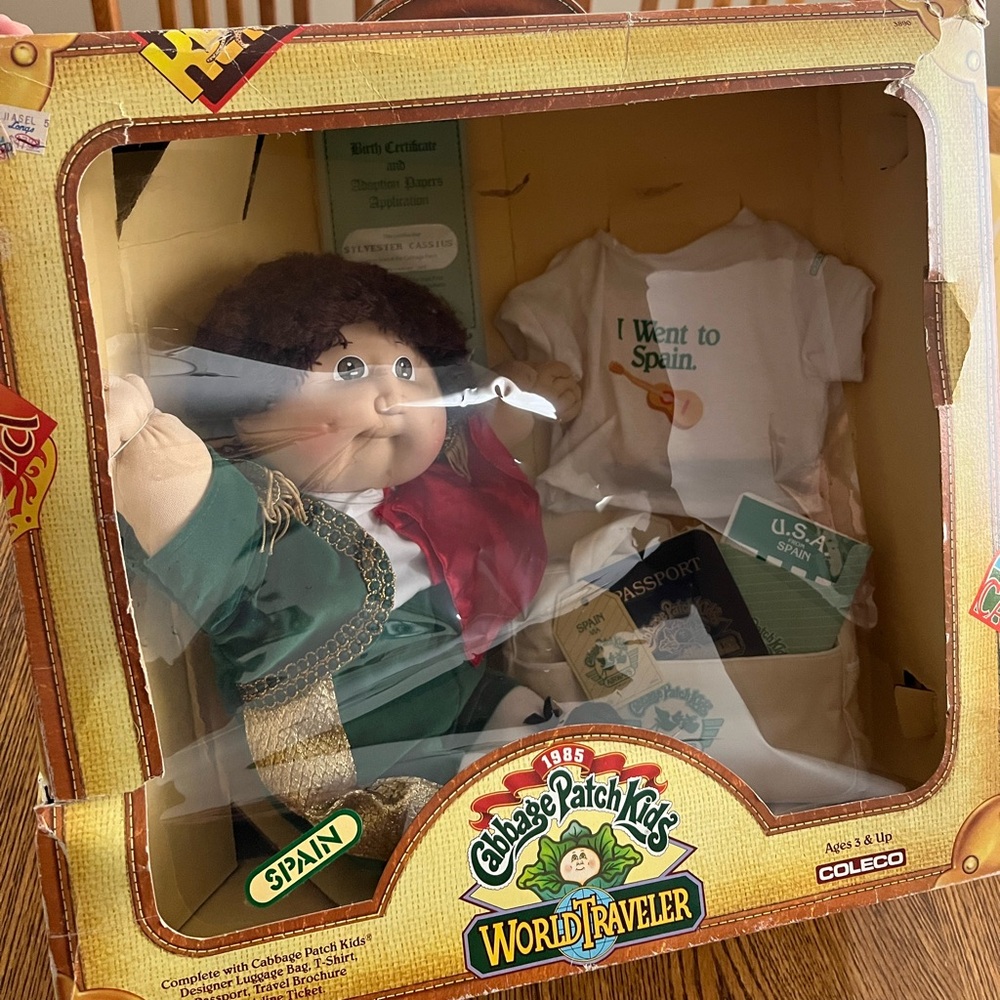 Cabbage Patch World Traveler Spain in Box